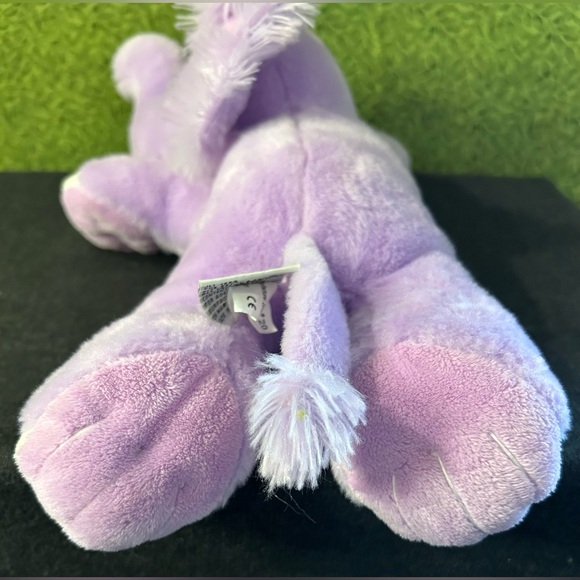 The Petting Zoo Plush Stuffed Purple Elephant 14” - Picture 4 of 8